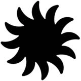 Werner Dorsch Locher Motivlocher gro&szlig; Sonne 2,4x2,4cm
