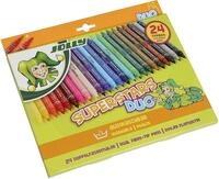 JOLLY Filzstift JOLLY Superstar Duo Doppelfasermaler 24er Set - Dicke und d&uuml;nne