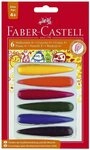 Faber-Castell Wachsmalstift Malkreide Finger 6er-Pc f&uuml;r Kinder ab 4 Jahre