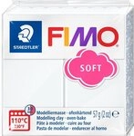 STAEDTLER Bastelnaturmaterial Fimo Soft wei&szlig; 57 Gramm