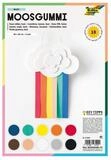 Folia Max Bringmann KG Moosgummi folia Moosgummi mehrfarbig 20x29cm 10 Blatt