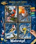 Schipper Malen nach Zahlen Meisterklasse Quattro - Winterv&ouml;gel, Made in Germany