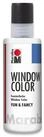 Marabu Sticker Marabu Window Color "fun & fancy", 80 ml, wei&szlig;