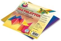 Folia Max Bringmann KG Bastelkartonpapier folia Faltbl&auml;tter Regenbogen...