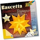 Folia Papierstern folia Bastelset Bascetta Stern &Oslash;40cm 115g/m&sup2; gelb 30x30cm 32