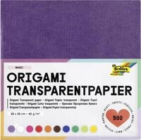 Folia Briefpapier Folia Transparentpapier-Faltbl&auml;tter 42g/m&sup2;, 20x20cm, 500...