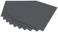 Folia Max Bringmann KG Zeichenpapier folia Tonzeichenpapier 130g/m&sup2; anthrazit DIN A4
