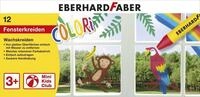 Eberhard Faber Wachsmalstift Eberhard Faber 524112 Wachsmalkreide f&uuml;r Fenster...
