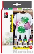 Marabu Spr&uuml;hfarbe Marabu Fashion Spray Tropical Island 3x100ml