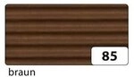 Glorex Bastelkartonpapier Glorex Bastelwellpappe braun 50 x 70 cm