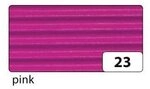 Glorex Bastelkartonpapier Glorex Bastelwellpappe pink 50 x 70 cm