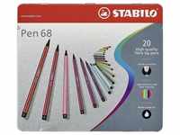 STABILO Pen 68 20er Metalletui Original