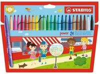STABILO Filzstift STABILO Filzstifte power 24 St&uuml;ck Kartonetui