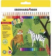 Eberhard Faber Buntstift 24 Colori Buntstifte farbsortiert