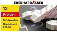 Eberhard Faber Vokabelheft Wandtafelkreide L&auml;nge 90mm VE=12 St&uuml;ck wei&szlig;