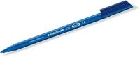 STAEDTLER Filzstift Fasermaler Noris Club blau blau