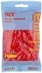 Hama B&uuml;gelperlen Hama B&uuml;gelperlen &ndash; Transparent-Rot, Midi 5 mm (1000 Stk)