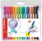 STABILO Faserstift STABILO pointMax Filzstift - 0,8 mm - 15er Set