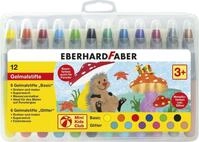 Eberhard Faber Maltuch Gelmalstifte Basic + Metallic rund VE=12 St&uuml;ck
