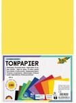 Folia Bastelkartonpapier folia Tonpapier farbsortiert