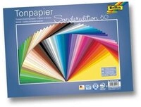 Folia Max Bringmann KG Zeichenpapier folia Tonzeichenpapier 130g/m&sup2; mehrfarbig