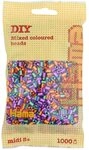 Hama B&uuml;gelperlen Hama B&uuml;gelperlen &ndash; Mix 92 gestreift, Midi 5 mm (1000 Stk)