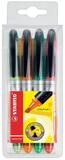 STABILO Marker STABILO NAVIGATOR Textmarker - 1+4 mm - 4er Etui
