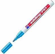 edding Lackmarker EDDING 751-9-010 Glanzlackmarker 751, 1-2mm, Rundspitze, hellblau