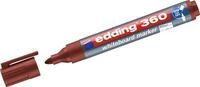 edding Whiteboard Marker Whiteboardmarker edding 360 nachf&uuml;llbar 1,5-3mm braun
