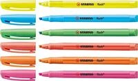 STABILO Marker STABILO Textmarker flash, 6er PP-Etui