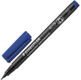 STAEDTLER Permanentmarker Lumocolor permanent S, (1-tlg), wisch- und wasserfest