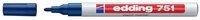 edding Kugelschreiber Lackmarker 751 1-2mm blau
