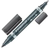 STAEDTLER Permanentmarker Lumocolor permanent duo, (1-tlg), Strichst&auml;rken 0,6...
