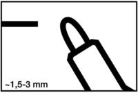 edding Marker edding 250 Whiteboardmarker blau &ndash; Rundspitze 1,5&ndash;3&nbsp;mm