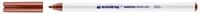 edding Lackmarker Edding 4600-007 4600 Textilmarker- Rundspitze, 1 mm, braun