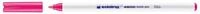 edding Lackmarker Edding 4600-069 4600 Textilmarker- Rundspitze, 1 mm, neon pink