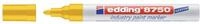 edding Marker Lackmarker 8750 - gelb 2-4 mm Rundspitze permanent nicht...