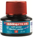 edding F&uuml;llhalter Nachf&uuml;lltinte edding FTK 25 f&uuml;r edding Flipchartmarker...