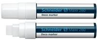 Schneider Permanentmarker Marker Deco-Marker 260 Weiss Fl&uuml;ssig-Kreide