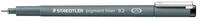 STAEDTLER Malstift Staedtler pigment liner 0,2mm schwarz
