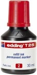 edding F&uuml;llhalter Nachf&uuml;lltinte edding T 25 f&uuml;r edding Permanentmarker 30ml...