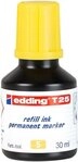 edding F&uuml;llhalter Nachf&uuml;lltinte edding T 25 f&uuml;r edding Permanentmarker 30ml gelb