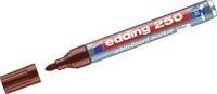 edding Whiteboard Marker Whiteboardmarker edding 250 nachf&uuml;llbar 1,5-3mm braun