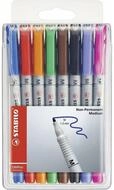 STABILO Marker OHPen Folienstifte-Set farbsortiert 8 St.