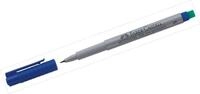 Faber-Castell Folienstift Folienschreiber nonpermanent S blau