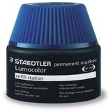 STAEDTLER F&uuml;llhalter Nachf&uuml;lltinte Lumocolor permanent blau