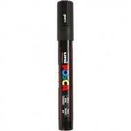 Uni Marker -ball Permanentmarker POSCA PC-5M schwarz 2,5mm Rundspitze
