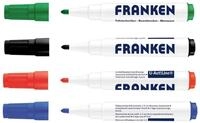 FRANKEN Whiteboard Marker Tafelschreiber U-Act!Line 3mm VE=4 St&uuml;ck farblich sortiert