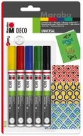 Marabu Aquarellstifte Marabu Deco Painter Basic 3-4mm 5 St&uuml;ck sortiert