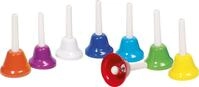 goki Spielzeug-Musikinstrument Glocken, (8 tlg), 8 verschiedene T&ouml;ne